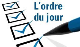 Ordre du jour